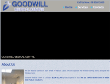 Tablet Screenshot of goodwillmedicalcentre.com